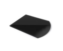 Лист стеклянный предтопочный перед/ под печь Черный (Black) (1100х850х8мм) СП-5
