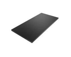 Лист стеклянный предтопочный перед/ под печь Черный (Black) 1200х600х8мм