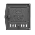 Дверка топочная с шибером ДТ-4Ш, РЛ 45 Цветок (Рубцовск) 280*250 Антрацит