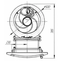 Печь банная Атмосфера L ламели Пироксенит наборный