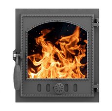 Дверка со стеклом ДТГ-8АС "Онего" ручка не греется