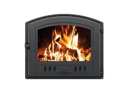 Дверка герметичная со стеклом Везувий 224 АНТРАЦИТ