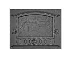 Дверка глухая ДК-2Б РЛ 18 "Домик в деревне" (Рубцовск) 300*375мм Антрацит