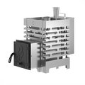 Печь для бани ASTON 12 INOX АКВА с глухой дверцей