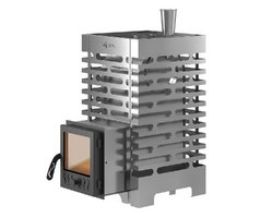 Печь для бани ASTON 16 INOX со стеклянной дверцей