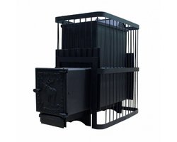 Печь банная ComfortProm РЕТРО СТАЛЬ 8 мм (закрытая каменка) 20 м3