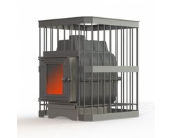 Печь банная FireWay ПароВар 24 сетка-прут (201) б/в