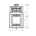 Печь банная Атмосфера XL КТТ сетка нержавейка