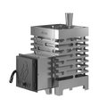 Печь для бани ASTON 12 INOX с баком на трубе 50л O115 (AISI 439)