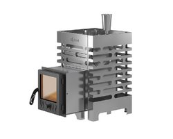 Печь для бани ASTON 12 INOX со стеклянной дверцей