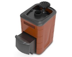 Печь для бани Термофор Гейзер Мини 2016 Inox ДА ЗК терракота