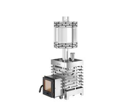 Печь для бани ASTON 12 INOX стекло с баком на трубе 50л O115 (AISI 439)