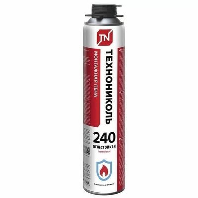Пена монтажная ТЕХНОНИКОЛЬ 240 PROFESSIONAL огнестойкая