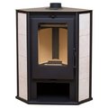 Печь-камин Мета-Бел АОТ 7.0 в модификации Ритм L+ (с плитой)