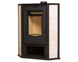 Печь-камин Мета-Бел АОТ 7.0 в модификации Ритм L+ (с плитой)