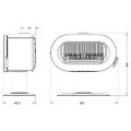 Печь-камин Invicta Fifty Sur Pied