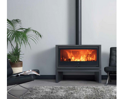 Печь-камин Denia Panoramic + Stove Bench