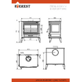 Печь-камин EVEREST M10