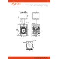 Печь для бани ASTON «Шторм 16» (ДТ-4) б/в с баком на трубе 50л Ø120 (AISI 439) «ШТОРМ» (круглый)
