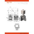 Печь для бани ASTON «Шторм 16» (ДТ-4) с баком на трубе 50л Ø120 (AISI 439) «ШТОРМ»