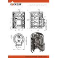 Купить печь для бани Эверест "Steam Master" 18 (210М) б/в