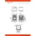 Печь для бани ASTON «Шторм 16» (ДТ-4С) с баком на трубе 50л Ø120 (AISI 439) «ШТОРМ» (круглый)