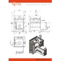 Печь для бани ASTON 12 НЕРЖ.