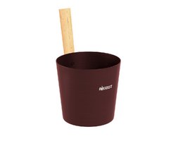 Шайка EVEREST 5л, алюминий DARK BROWN (TG-46)