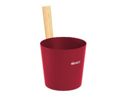Шайка EVEREST 5л, алюминий RED (TG-52)