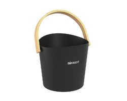 Ведро EVEREST 5л фигурное, алюминий BLACK (TG-43)
