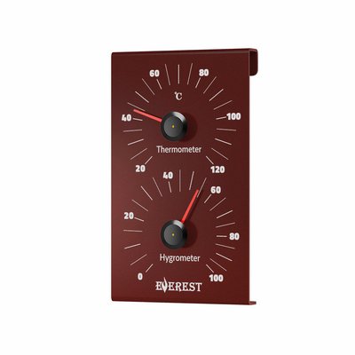 Термогигрометр EVEREST, алюминий DARK BROWN (TG-30)