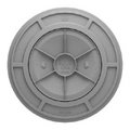 Плита печная круглая чугунная ПК-600, RL38 с КТЧ-400