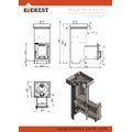 Печь для бани Эверест "Steam Master" 24 INOX (210М) (под обкладку)