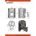 Печь для бани Эверест "Steam Master" 18 НЕРЖ. (210М)