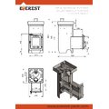 Печь для бани Эверест "Steam Master" 18 INOX (210М) (под обкладку)