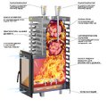 Печь для бани ASTON 24 INOX (310М) Long "АКВА"