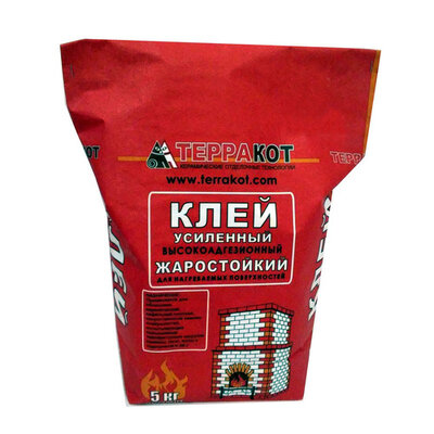 Клей жаростойкий усиленный "Терракот" 5кг