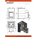 Печь для бани Эверест "Steam Master" 30 НЕРЖ. (320М) Пироксенит Элит, S-40
