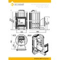 Печь ВЕЗУВИЙ Ураган Ковка 28 (505)