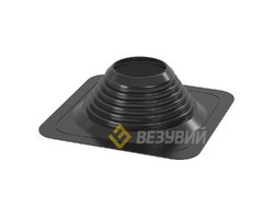 Проходник кровли (мастер флеш) ПРЯМОЙ д.180-330мм Черный ral 9005
