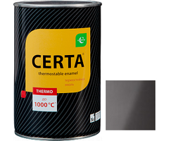 Эмаль термостойкая Церта, ГРАФИТ банка 0,7кг 700°С