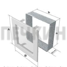 Решетка вент. (Кратки) Рустик 17R 170*170мм