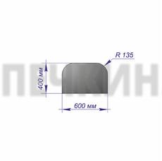 Лист предтопочный 400*600*1 R135 БРОНЗА
