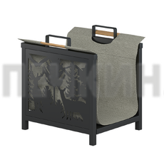 Сумка для дров S610 "Брезент" Серая