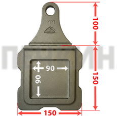 Задвижка ЗВ-1У МТЗ Антрацит