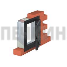 Крепеж для дверцы печной (тунель короб) ДТ-3/ ДТУ-3А/ ДТГ-3 БС/ 260/ 250*210 Заказной 10 см